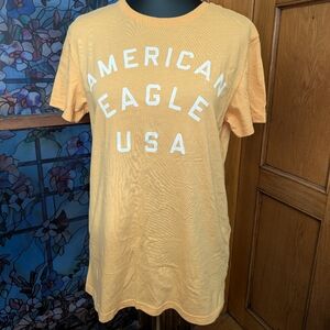 Mustard Yellow American Eagle T-Shirt